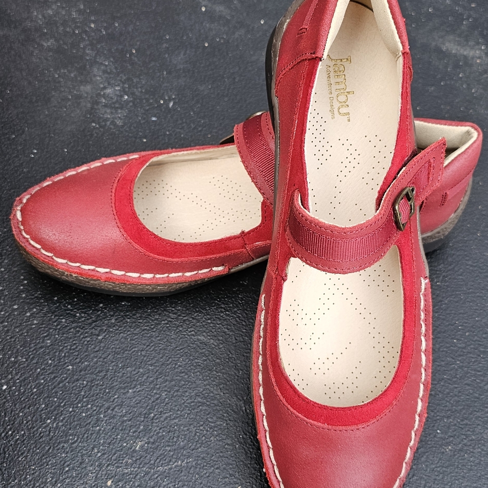 Jambu Women's Scarlet Mary Jane Flats